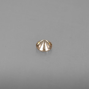 Diamante naturale giallo da 0,16 ct, taglio rotondo, VS