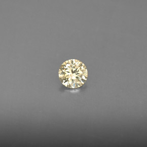 Diamante naturale giallo da 0,15 ct, taglio rotondo, VS