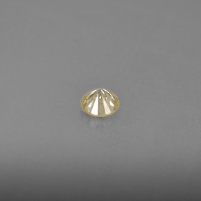 Diamante naturale giallo da 0,18 ct, taglio rotondo, VS