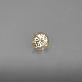 Diamante Color champagne naturale da 0.23 ct, Taglio rotondo, VS