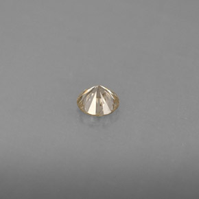 Diamante Color champagne naturale da 0.23 ct, Taglio rotondo, VS