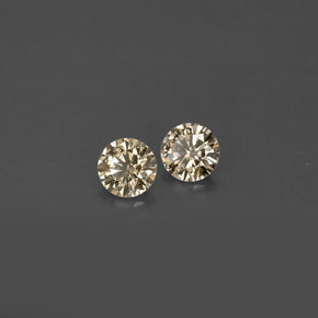 Diamante naturale giallo da  ct, taglio rotondo, VS