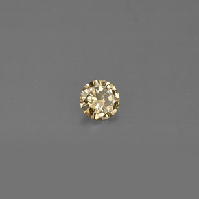 Diamante naturale giallo da 0,15 ct, taglio rotondo, VS