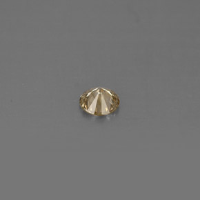 Diamante naturale giallo da 0,15 ct, taglio rotondo, VS