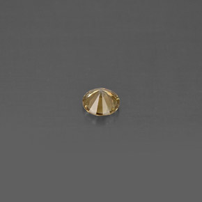 Diamante naturale giallo da 0,14 ct, taglio rotondo, VS