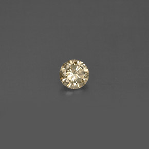 Diamante Color champagne naturale da 0.17 ct, Taglio rotondo, VS