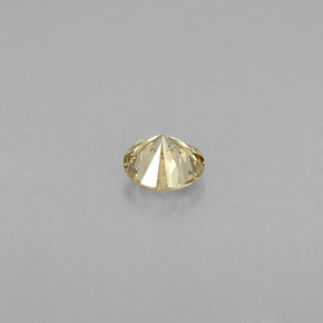 Diamante naturale giallo da 0,23 ct, taglio rotondo, VS