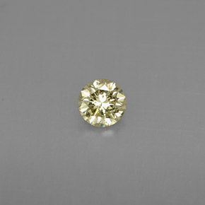 Diamante naturale champagne da 0,22 ct, taglio rotondo, VS