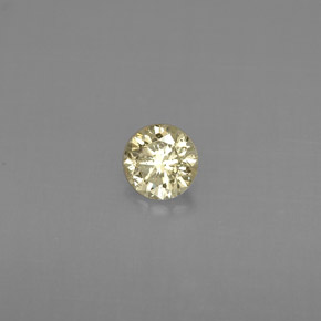Diamante naturale champagne da 0,22 ct, taglio rotondo, VS