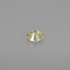 Diamante naturale giallo da 0,22 ct, taglio rotondo, VS