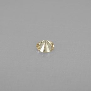 Diamante naturale giallo da 0,17 ct, taglio rotondo, VS