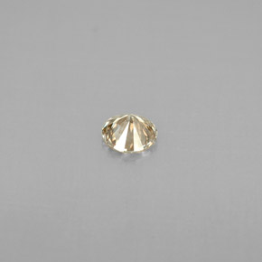 Diamante naturale giallo da 0,18 ct, taglio rotondo, VS
