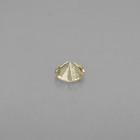 Diamante naturale giallo da 0,20 ct, taglio rotondo, VS