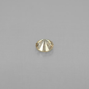 Diamante Color champagne naturale da 0.20 ct, Taglio rotondo, VS