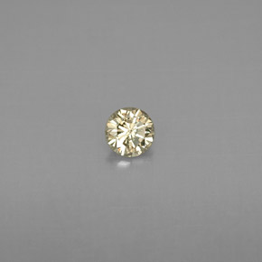 Diamante naturale giallo da 0,17 ct, taglio rotondo, VS