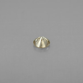 Diamante naturale giallo da 0,17 ct, taglio rotondo, VS