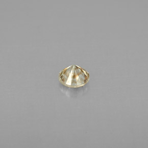 Diamante naturale giallo da 0,22 ct, taglio rotondo, VS
