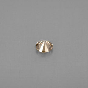 Diamante naturale giallo da 0,17 ct, taglio rotondo, VS