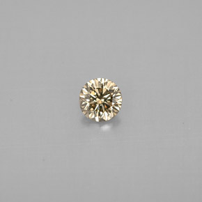 Diamante naturale giallo da 0,23 ct, taglio rotondo, VS