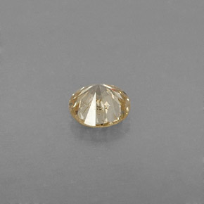 Diamante Color champagne naturale da 0.22 ct, Taglio rotondo, VS