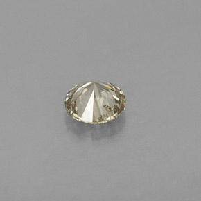 Diamante naturale giallo da 0,21 ct, taglio rotondo, VS