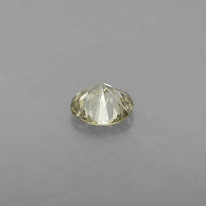 Diamante naturale giallo da 0,19 ct, taglio rotondo, SI