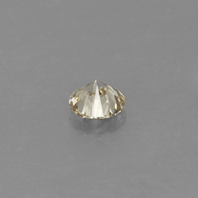 Diamante naturale giallo da 0,21 ct, taglio rotondo, VVS-VS
