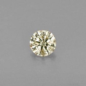 Diamante Color champagne naturale da 0.21 ct, Taglio rotondo, SI