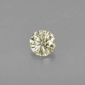 Diamante Color champagne naturale da 0.21 ct, Taglio rotondo, SI