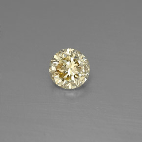 Diamante Color champagne naturale da 0.18 ct, Taglio rotondo, VS