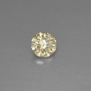 Diamante Color champagne naturale da 0.18 ct, Taglio rotondo, VS