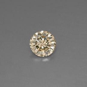 Diamante naturale giallo da 0,17 ct, taglio rotondo, VS