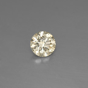 Diamante naturale giallo da 0,16 ct, taglio rotondo, VS