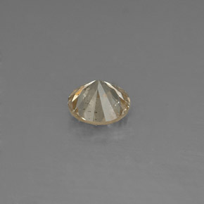 Diamante Color champagne naturale da 0.18 ct, Taglio rotondo, VS