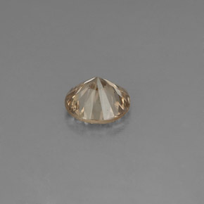 Diamante naturale giallo da 0,18 ct, taglio rotondo, VS