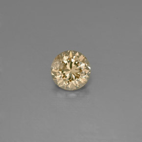 Diamante naturale giallo da 0,15 ct, taglio rotondo, VS