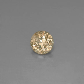 Diamante naturale giallo da 0,15 ct, taglio rotondo, VS