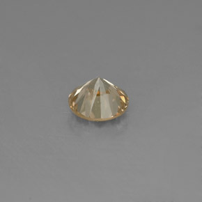 Diamante naturale giallo da 0,15 ct, taglio rotondo, VS