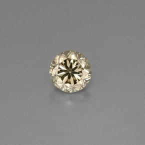Diamante Color champagne naturale da 0.16 ct, Taglio rotondo, VS