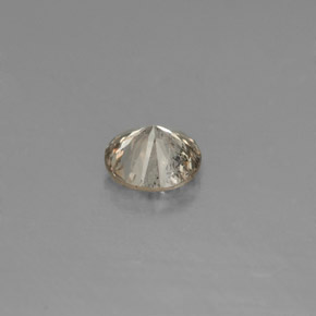 Diamante Color champagne naturale da 0.17 ct, Taglio rotondo, VS