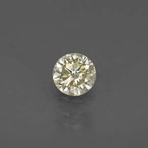 Diamante naturale giallo da 0,20 ct, taglio rotondo, VS