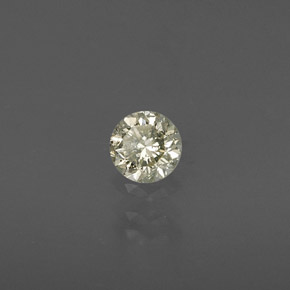 Diamante Color champagne naturale da 0.19 ct, Taglio rotondo, VS