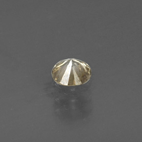 Diamante naturale giallo da 0,17 ct, taglio rotondo, VS