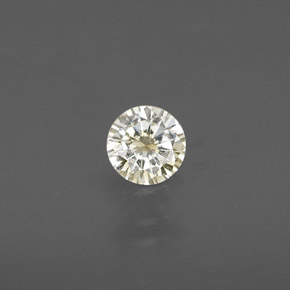 Diamante naturale giallo da 0,15 ct, taglio rotondo, VS
