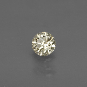 Diamante Color champagne naturale da 0.18 ct, Taglio rotondo, VS