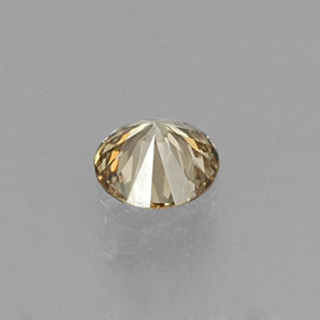 Diamante naturale giallo da 0,14 ct, taglio rotondo, VS