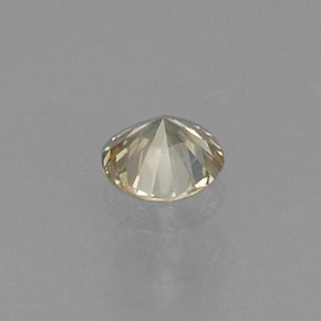 Diamante naturale giallo da 0,14 ct, taglio rotondo, VS