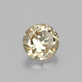 Diamante naturale giallo da 0,17 ct, taglio rotondo, VS