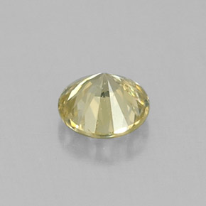 Diamante naturale giallo da 0,15 ct, taglio rotondo, VS