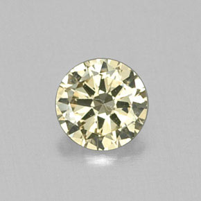 Diamante Color champagne naturale da 0.13 ct, Taglio rotondo, VS